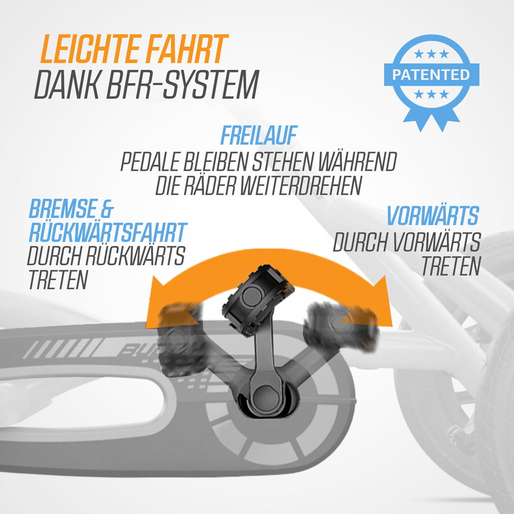 BERG Gokart Buddy B-Orange 2.0 (Facelift)